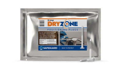Dryzone Plasterboard Positioning Plugs White X50 - Dryzone Replastering System 5060132761540 - Image 7