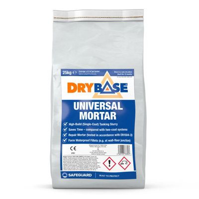 B&Q -  Universal Mortar 25Kg High-Build And Abrasion-Resistant