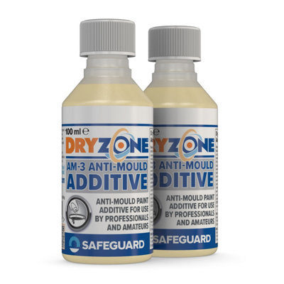 Dryzone Anti-Mould Paint Additive (100ml x 2) Concentrate | Makes Up to 5 Litre of Emulsion, Vinyl, Silk & Matt Paint Mould Resistant - Prevents Black Mould Growth for Up to 5 Years - Image 3