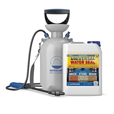 Raincheck Universal Water Seal (5 Litre & Sprayer) Breathable, Colourless, Exterior Brick, Wood And Stone Sealer 5060132764893 - Image 4