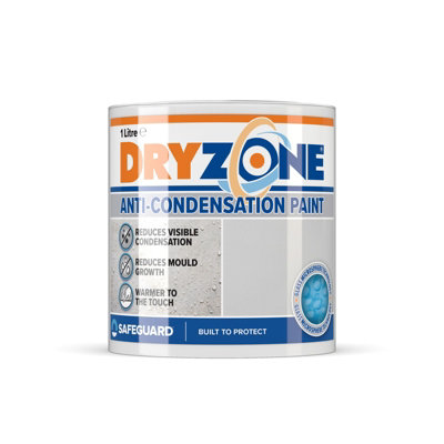 B&Q -  Anti Condensation Paint (1L WhiteMatt Finish) Thermal Paint That Helps Prevent Mould & Fungal Growth On Internal Walls