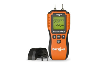 Dryzone Moisture Meter - Wood & Masonry Detector - Extra Small - Orange - Image 4