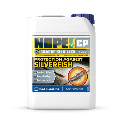 NOPE! Nope Cp Silverfish Killer (5 Litre) Fast-ActingOdourlessStainless Silverfish Treatment And Repellent For The Home. from B&Q