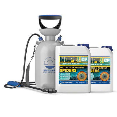 Nope! Nope Cp Spider Killer Spray2 X 5 Litres And SprayerContact KillerOdourlessNon-Staining For Indoor And Outdoor from B&Q