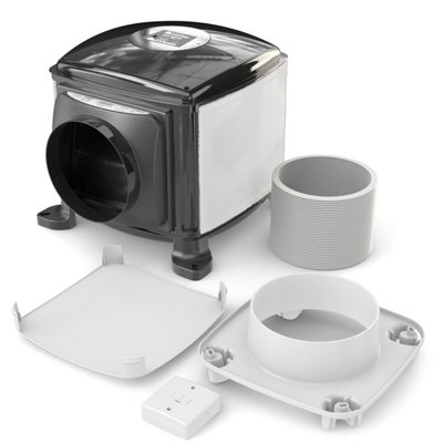 Dryzone Loft Cube Quiet Piv Unit With HeaterWhole-House Positive Input Ventilation Kit For 1-5 Bedroom Homes from B&Q