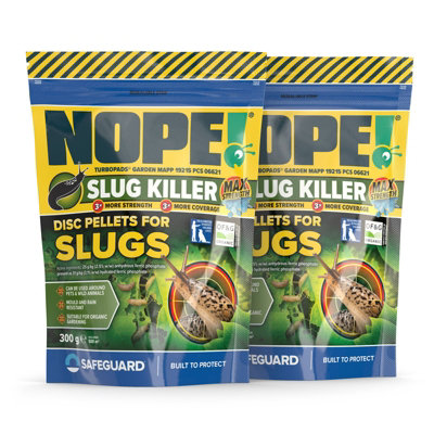 Nope! Slug Killer Pellets For Gardens 1000M2 Coverage 2 X 300G, Max-Strength, Rainfast & Mould-Resistant - Image 5