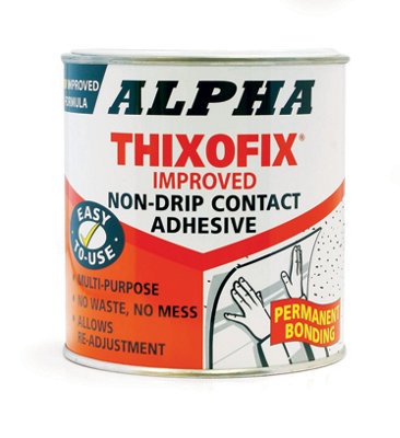 Alpha Thixofix Contact Adhesive 1L from B&Q