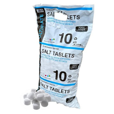 Monarch Water Monarch Ultimate Water Softener Salt Pillow Tablets 10Kg BagFood Grade Salt from B&Q