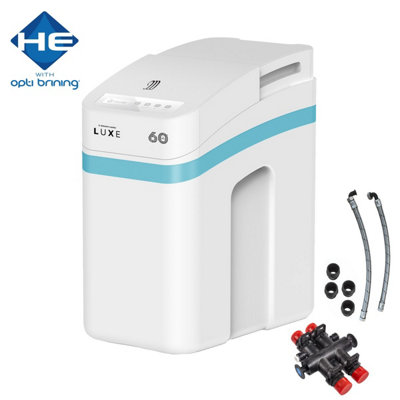Monarch Water Monarch Luxe He Freeflow Water Softener - Gravity Fed System Includes 15Mm Hoses