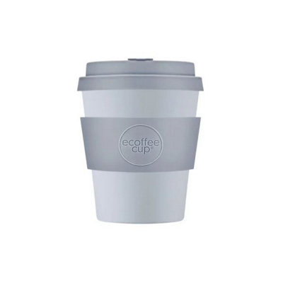 Ecoffee Cup 8Oz 240Ml Reusable Eco-Friendly 100% Plant Based Coffee Cup With Silicone Lid & SleeveGlittertind from B&Q