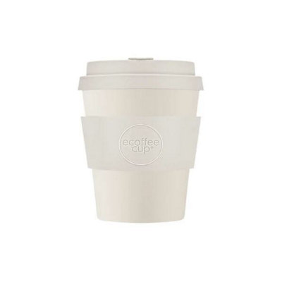 Ecoffee Cup 8Oz 240Ml Reusable Eco-Friendly 100% Plant Based Coffee Cup With Silicone Lid & SleeveWaicara from B&Q