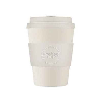 Ecoffee Cup 12Oz 350Ml Reusable Eco-Friendly 100% Plant Based Coffee Cup With Silicone Lid & SleeveWaicara from B&Q