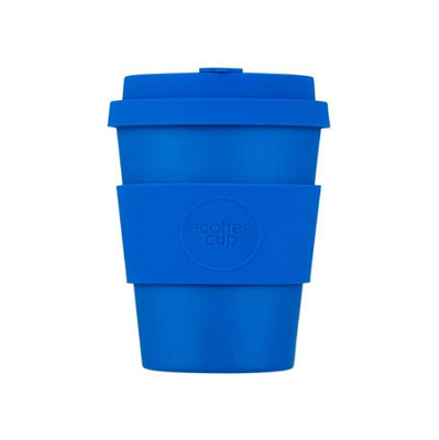Ecoffee Cup 12Oz 350Ml Reusable Eco-Friendly 100% Plant Based Coffee Cup With Silicone Lid & SleeveBonassola from B&Q