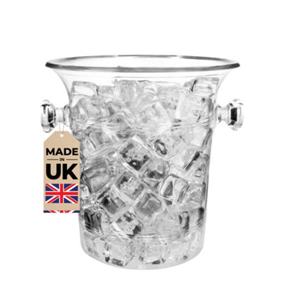 Chabrias Ltd Stylish 3.5 Litre Clear Wine & Champagne Cooler Plastic Uk Made from B&Q