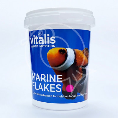 Vitalis Marine Flakes 40GHigh-Quality Fish Food For Healthy Aquatic Life from B&Q