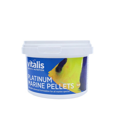 Vitalis Platinum Marine Pellets Xs 1mm Fish Food 140G from B&Q