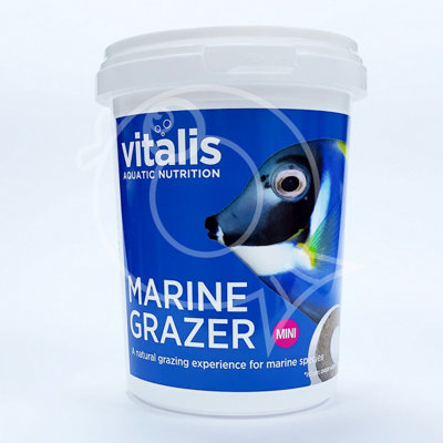 Vitalis Marine Grazer Mini Fish Food 240GEnhances Aquatic Diets For Healthy Marine Life from B&Q