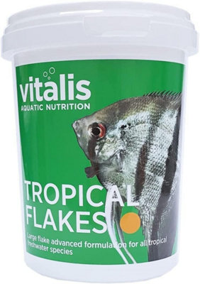 Vitalis Tropical Flakes Fish Food 90GNutritious Flakes For Tropical Fish from B&Q