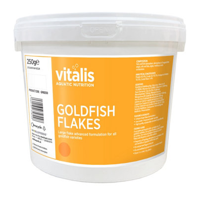 Vitalis Goldfish Flakes 250G Fish Food from B&Q