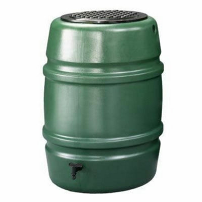 Strata Harcostar 168L Standard Water ButtGreen Recycled HdpeIncludes Hose Coupler Tap & Child Safe Lid168L Capacity from B&Q