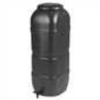 Strata 100L Slimline Water Butt SetBlack Recycled PlasticIncludes Stand & Rainwater Filler100L Capacity from B&Q
