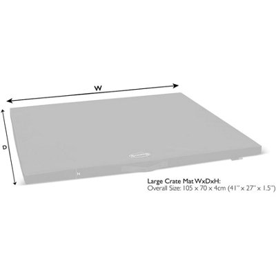 Scruffs Expedition Crate MattressStorm Grey from B&Q