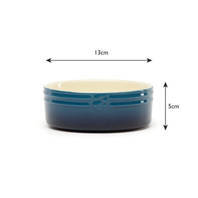 Scruffs Blue Ombre Pet Dog / CatFood / Water Bowl from B&Q