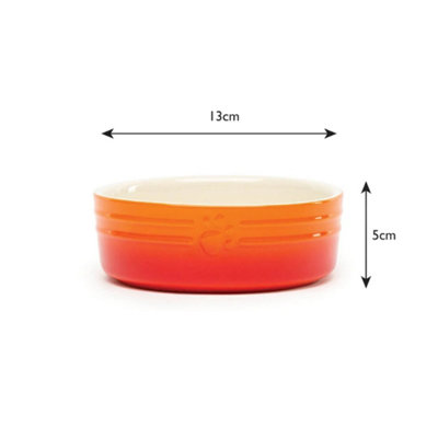 Scruffs Orange Ombre Pet Dog / CatFood / Water Bowl from B&Q