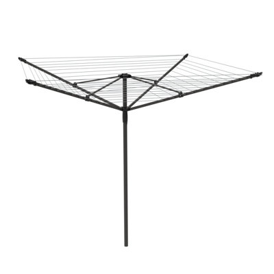 Betterdri Brown Steel 4 Arm Garden Rotary Airer50M from B&Q