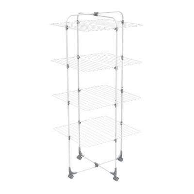 Betterdri Grey 4 Tier Foldable Laundry Airer40M from B&Q