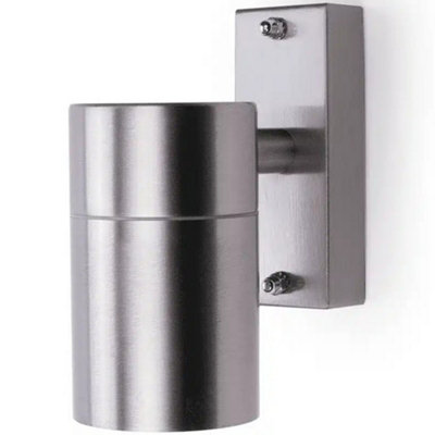 Hispec Hsleddl Coral Down Outdoor Wall Light (Stainless Steel) from B&Q