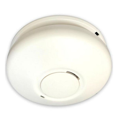 Hispec Hssa/Pe Optical / Photoelectric Smoke Alarm - Mains With9v Battery Backup Yellow
