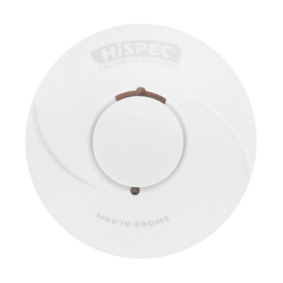 Hispec Rf10-Pro Radio-Interlinked 10 Year Lithium Sealed Battery Smoke Alarm (5 Year Warranty) from B&Q