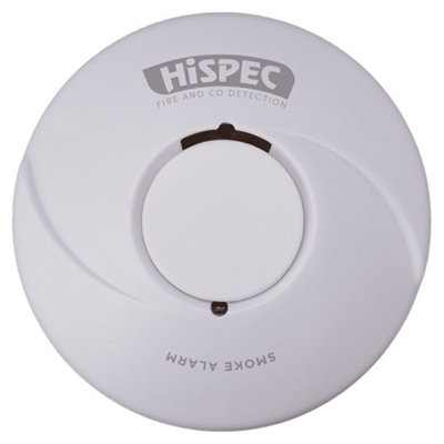 Hispec Hsa/bp/rf10-Pro 10Yr Lithium Battery Wireless Interlink Smoke Alarm from B&Q