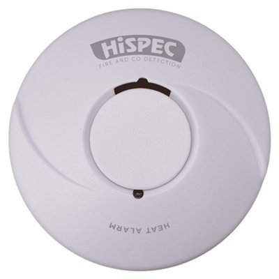 Hispec Hsa/bh/rf10-Pro 10Yr Lithium Battery Wireless Interlink Heat Alarm from B&Q