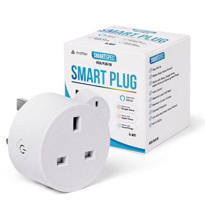 HiSpec Smartspec Smart Plug Uk Works With Alexa, Google Home, Apple Home.  Ack Matter.