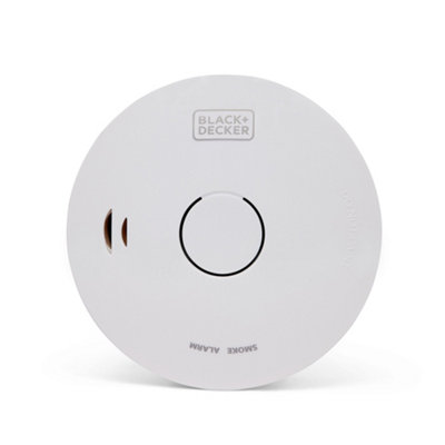 Black+Decker Black + Decker Connected Smoke Alarm. Wirelessly Interlinked. 10 Year Sealed Lithium Battery Included. Optical Sensor. from B&Q