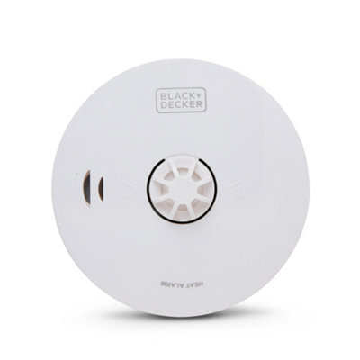 Black+Decker Black + Decker Connected Kitchen Heat Alarm Wirelessly Interlinked. 10 Year Sealed Lithium Battery Life. Wirelessly Connect from B&Q