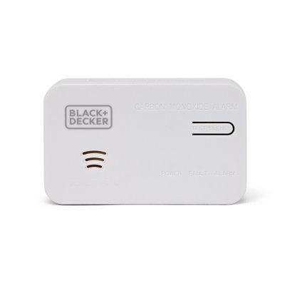 Black+Decker Black + Decker Carbon Monoxide Alarm. 10 Year Sealed Lithium Battery Included from B&Q