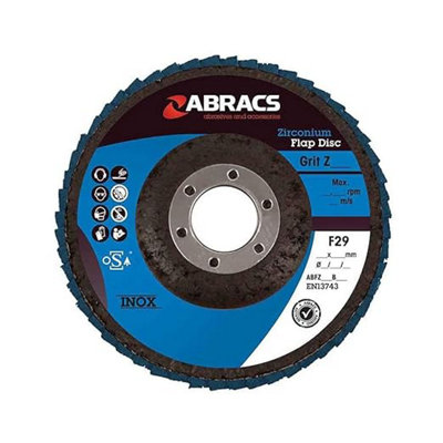 B&Q -  Abfz125B040 Zirconium Flap Disc125mm X 22mm X 40G