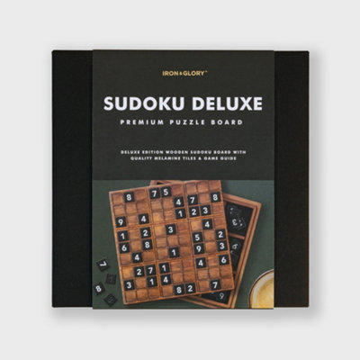 Suck Uk Sudoku Deluxe With Wooden BoardMulticloured from B&Q