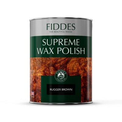FiddesSupreme Furniture And Woodwork Wax Polish5 LitreRugger Brown from B&Q