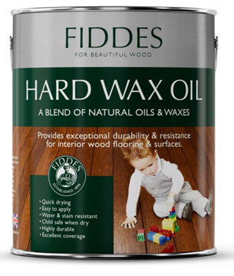 Fiddes Hard Wax Oil Semi Gloss Clear 2.5L from B&Q