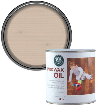 Satin Finish Hard Wax Oil 1 Litre, Natural 5060147671407 - Image 4
