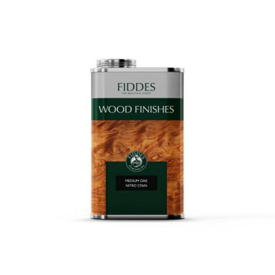 Fiddes Grain - Nitro Floor Stain - 1 Litre - Oak Medium