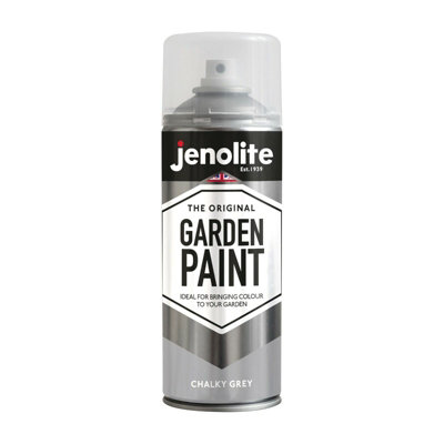 Jenolite Multi-Surface Garden Furniture PaintChalky Grey400Ml Spray Can from B&Q