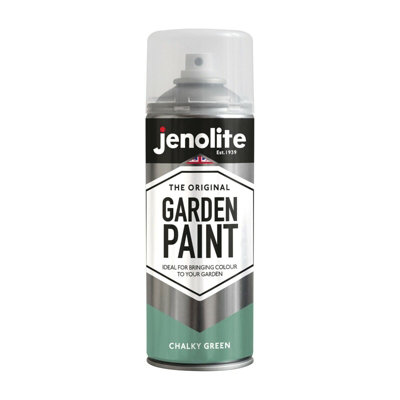 Jenolite Multi-Surface Garden Furniture PaintChalky Green400Ml Spray Can from B&Q