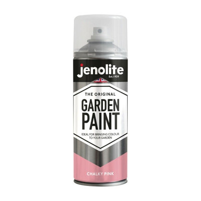 Jenolite Multi-Surface Garden Furniture PaintChalky Pink400Ml Spray Can from B&Q