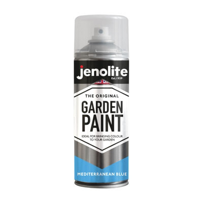 Jenolite Multi-Surface Garden Furniture PaintChalky Mediterranean Blue400Ml Spray Can from B&Q