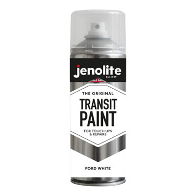 Jenolite Ford Diamond White Transit Paint400Ml Spray Can from B&Q